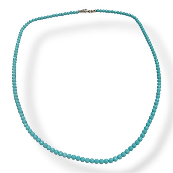 Necklace Mandile 1922 Pietre e perle in Silver Pasta di turchese 2MCOT2.47 - 2MCOT2.47